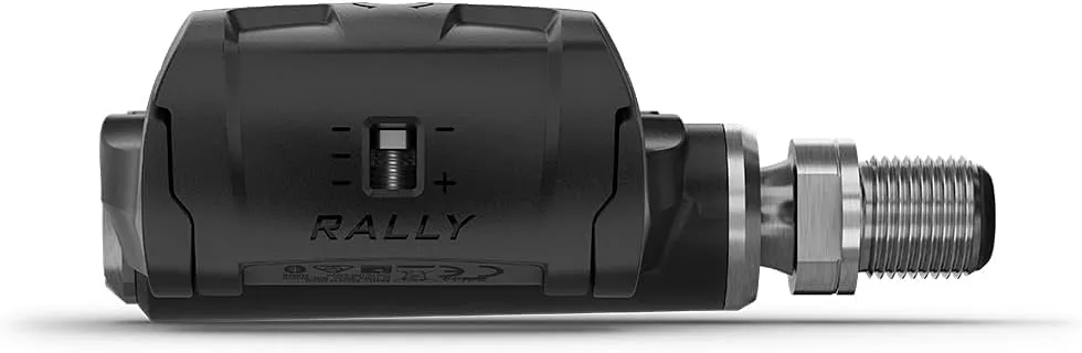 Garmin Rally RS200 Dual-Sensing Power Meter Bike Pedals Bundle with Compact Bike Tool for Repair - Shimano SPD-SL Cleats - Power, Cadence, Left/Right - 010-02388-02