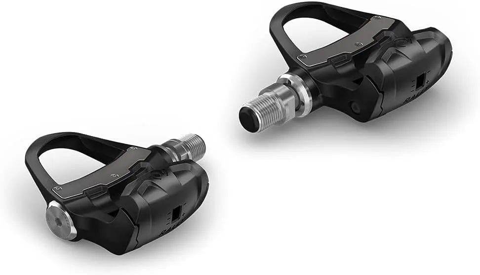 Garmin Rally RS200 Dual-Sensing Power Meter Bike Pedals Bundle with Compact Bike Tool for Repair - Shimano SPD-SL Cleats - Power, Cadence, Left/Right - 010-02388-02