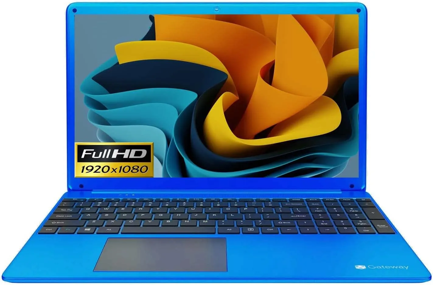 Gateway 15.6 FHD Ultra Slim Notebook in Azure Blue Intel i3-1115G4 up to 3.1Ghz 4GB DDR4 128GB SSD Tuned by THX Audio HDMI Cortana Webcam W11 (GW315 - Renewed)