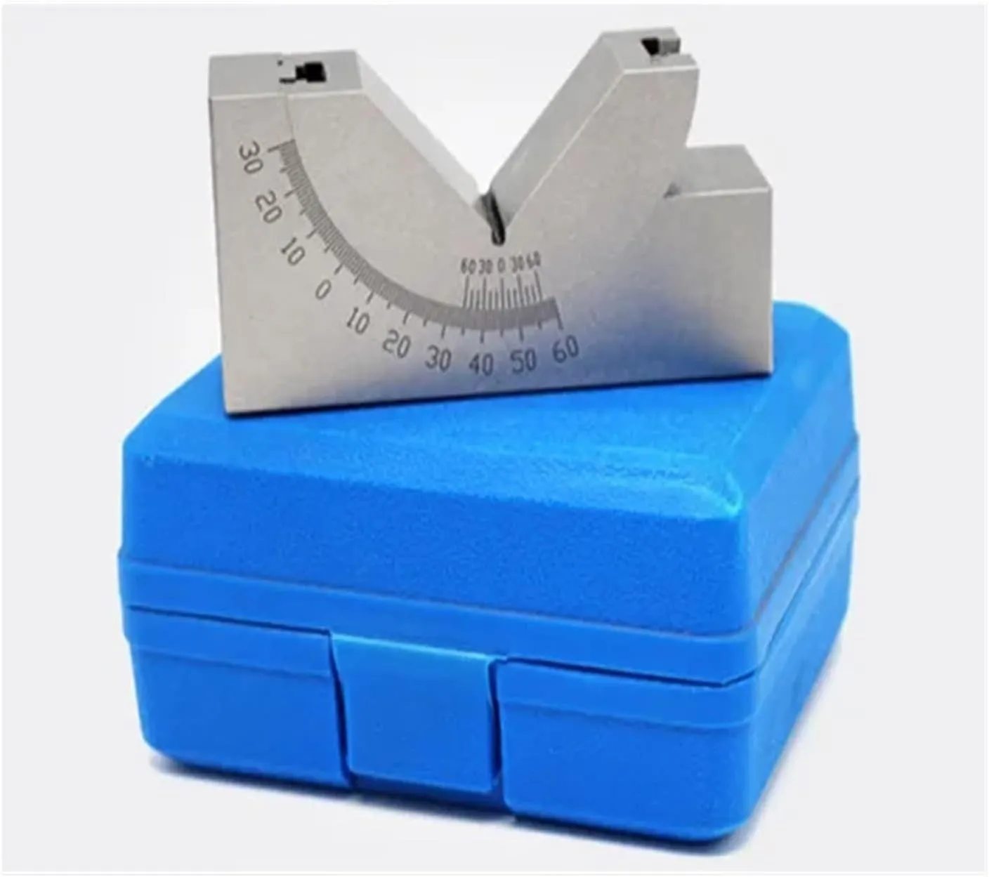 Gauge Block Set, AP-25 Precision 0-60 Degree Angle Plate,Angle Block,Adjustable Angle Gauge V Block, Measuring Tools for Router and Table Saw Accessories