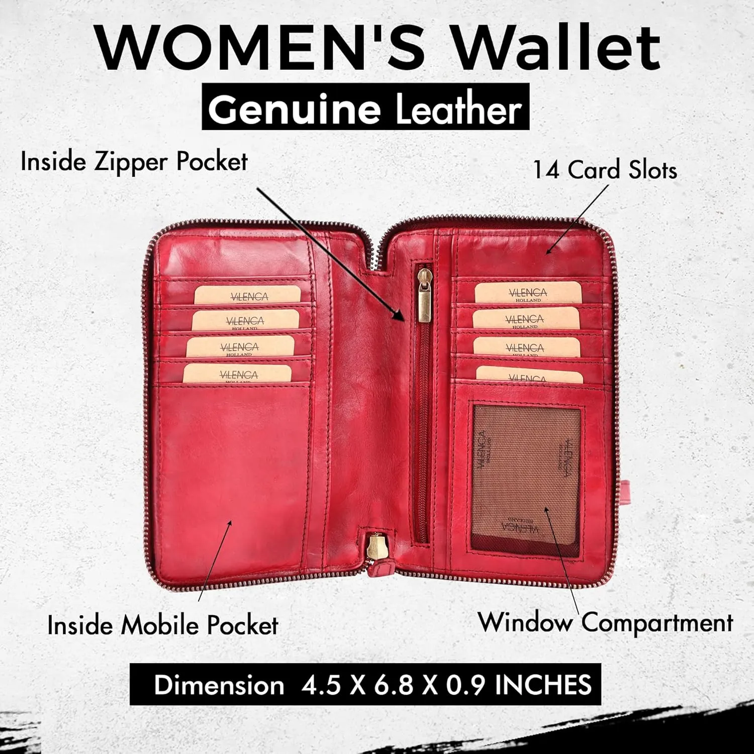 Genuine Leather Small Leather Crossbody Bags For Women Cell Phone Purse, Trendy Casual Detachable Strap