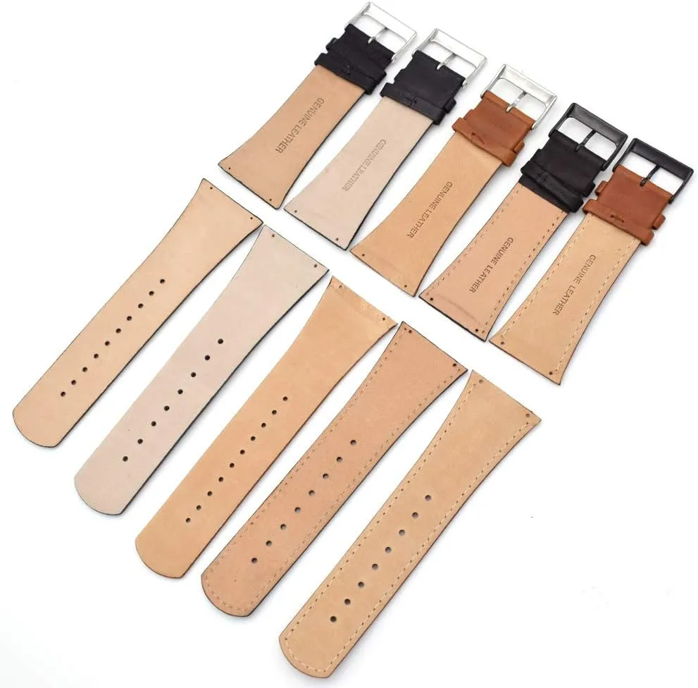 Genuine Leather Watch Strap for Skagen Mens Watches 30mm with Screw