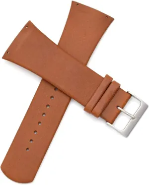 Genuine Leather Watch Strap for Skagen Mens Watches 30mm with Screw
