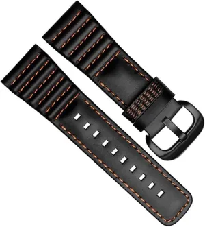 Genuine Leather with Stitches Wrist Watchband Loops watchband for Sevenfriday P3B/01 S2/01 Men Watch Strap