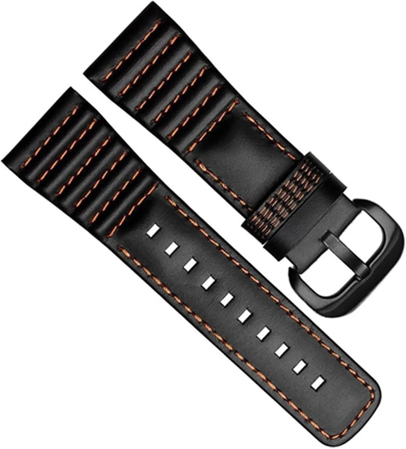 Genuine Leather with Stitches Wrist Watchband Loops watchband for Sevenfriday P3B/01 S2/01 Men Watch Strap