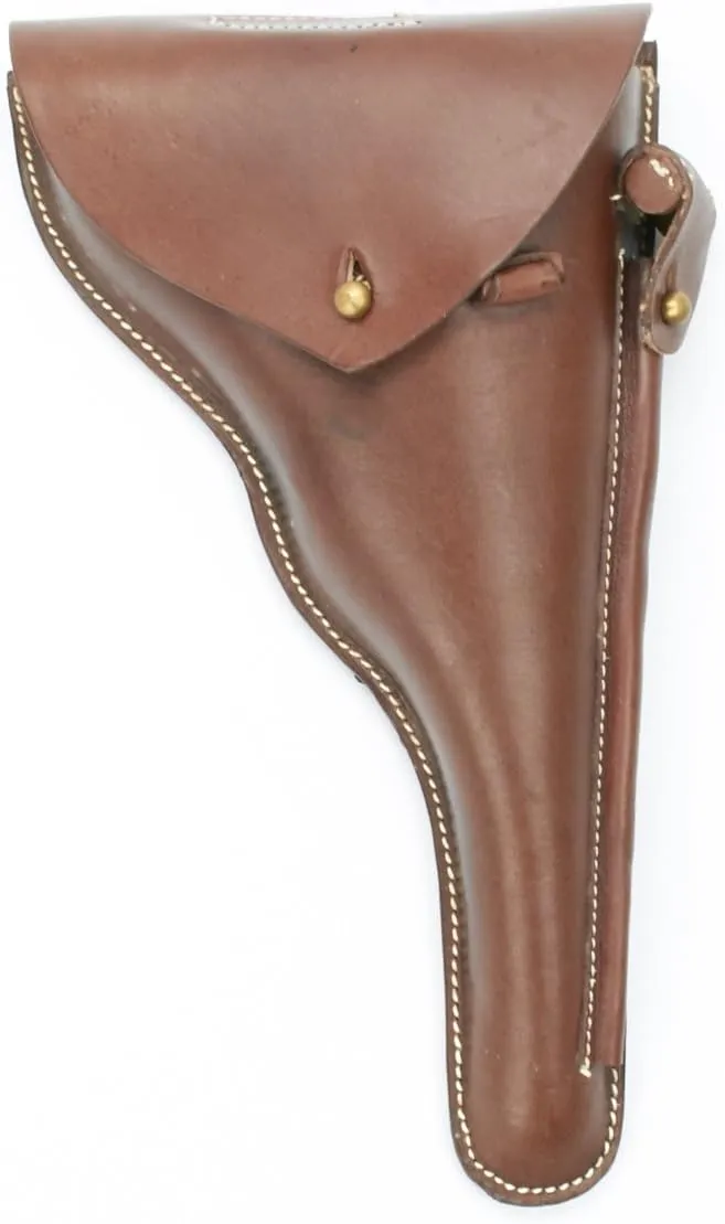 German WWI Navy Luger P04 Brown Leather Holster