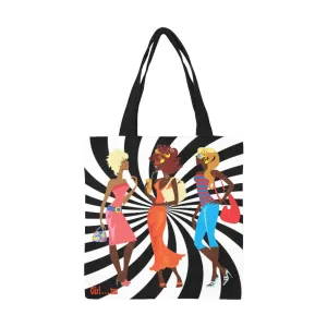 Girl 3 Divas Canvas Tote Bag