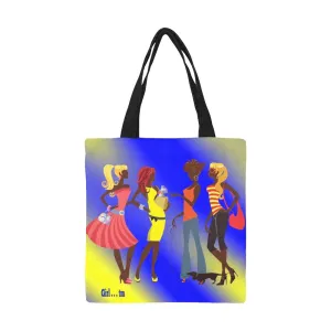 Girl 4 Divas Chillin' Canvas Tote Bag