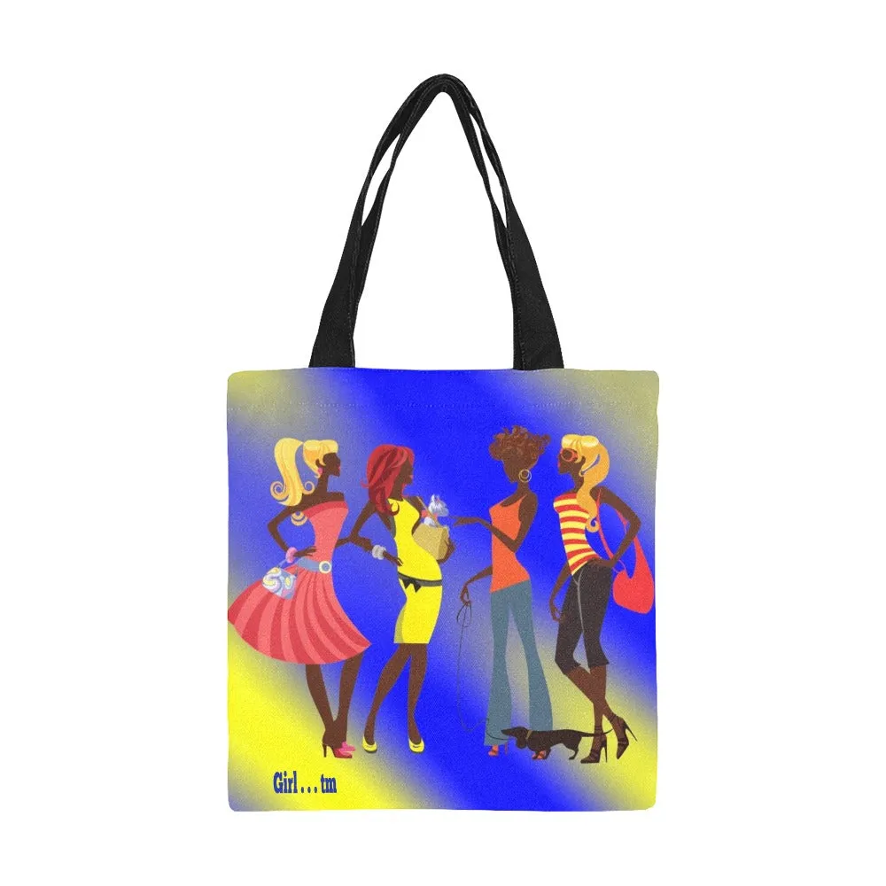 Girl 4 Divas Chillin' Canvas Tote Bag