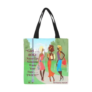 Girl Never Let Someone Canvas Tote Bag