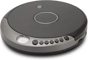 GPX PCB319B Portable Cd Player with Bluetooth, Includes Stereo Earbuds, Black