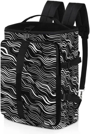Gym Backpack, Water Resistant Carry-On Bag with Padded Shoulder Straps