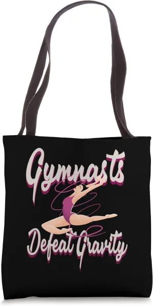 Gymnastic Gymnastics Acrobatic Defeat Gravity Tote Bag