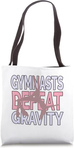 Gymnastic Gymnastics Acrobatic Defeat Gravity Tote Bag
