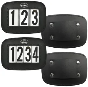 Hamag Leather Halter Number Holders