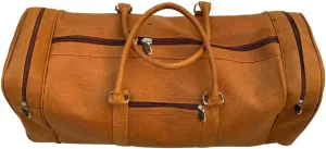 Handcrafted Leather Weekender Bag – Multi-Compartment Design for Travel,weekend outdoor sports gym Perfect for Men & Women