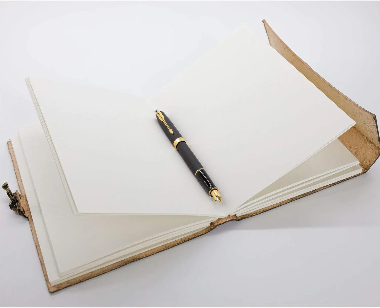 Handmade Leather Double Dragon Journal | Writing Notebook Diary | Bound Daily Notepad for Men & Women Unlined Paper Medium, Writing pad for Artist, Sketch