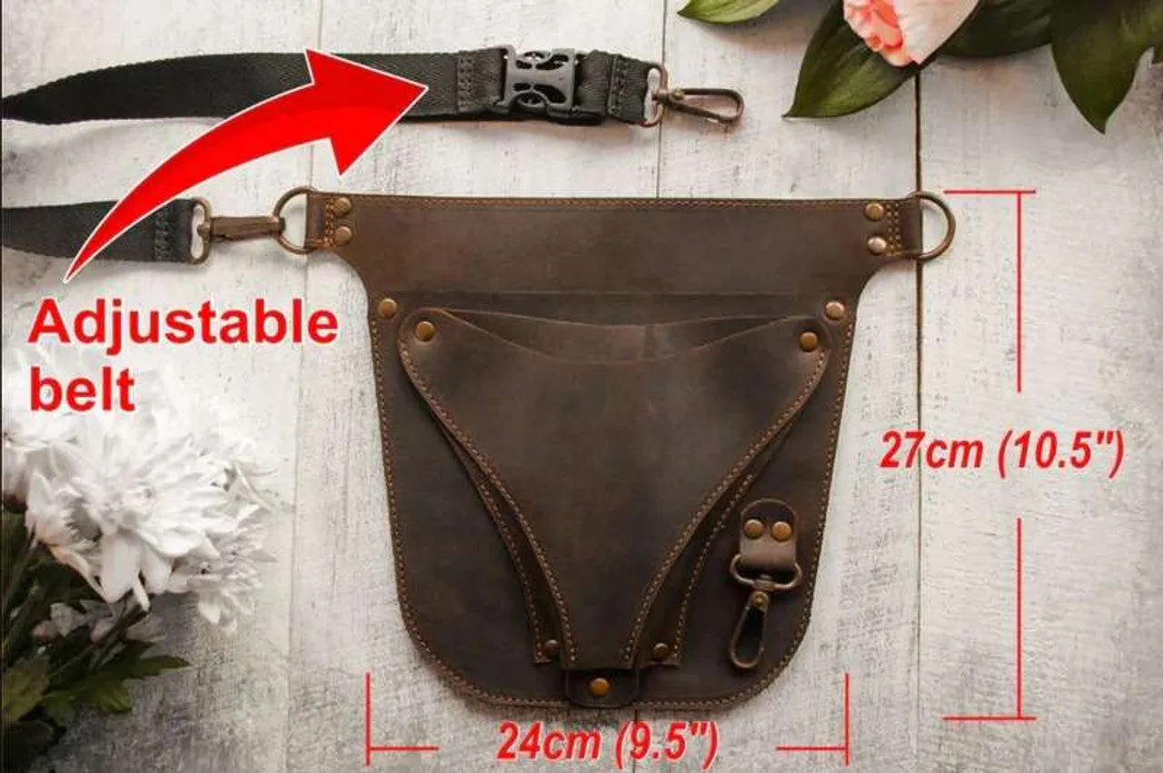 Handmade Leather Florist Tool Belt
