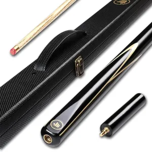 Handmade Snooker Billiard Cue - Premium 57" 19oz Wooden Pool Sticks, with 10mm Snooker Cue Tips, Extension Rod, Pool Cues Cases Accessories, Complete Set