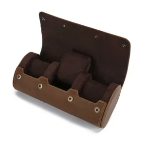 Handmade Vintage Luxury Genuine Leather Watch Case for Jewelry Storage