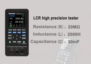 Hantek LCR Meter LCR Hantek1832C/1833C Digital LCR Meter Handheld Portable Inductance Capacitance and Resistance Measuring Tester Tools(Hantek1833C)