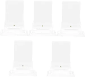 Happyyami 5sets Baseball Card Display Rack Support Stand for Game Cards Collectibles Compact Portable Design for Organized Storage Easy to Use