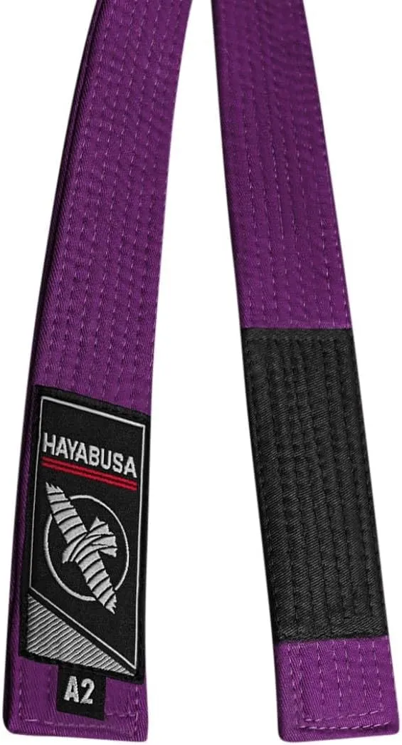 Hayabusa 2.0 Adult BJJ Belt - Premium Quality, IBJJF Compliant, Reinforced Double Stitching