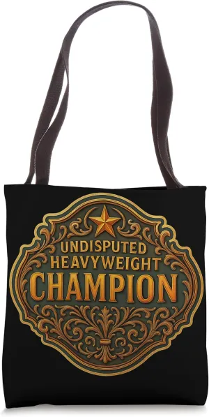 Heavyweight Champion MMA Boxing Kickboxing Champ Belt Tote Bag