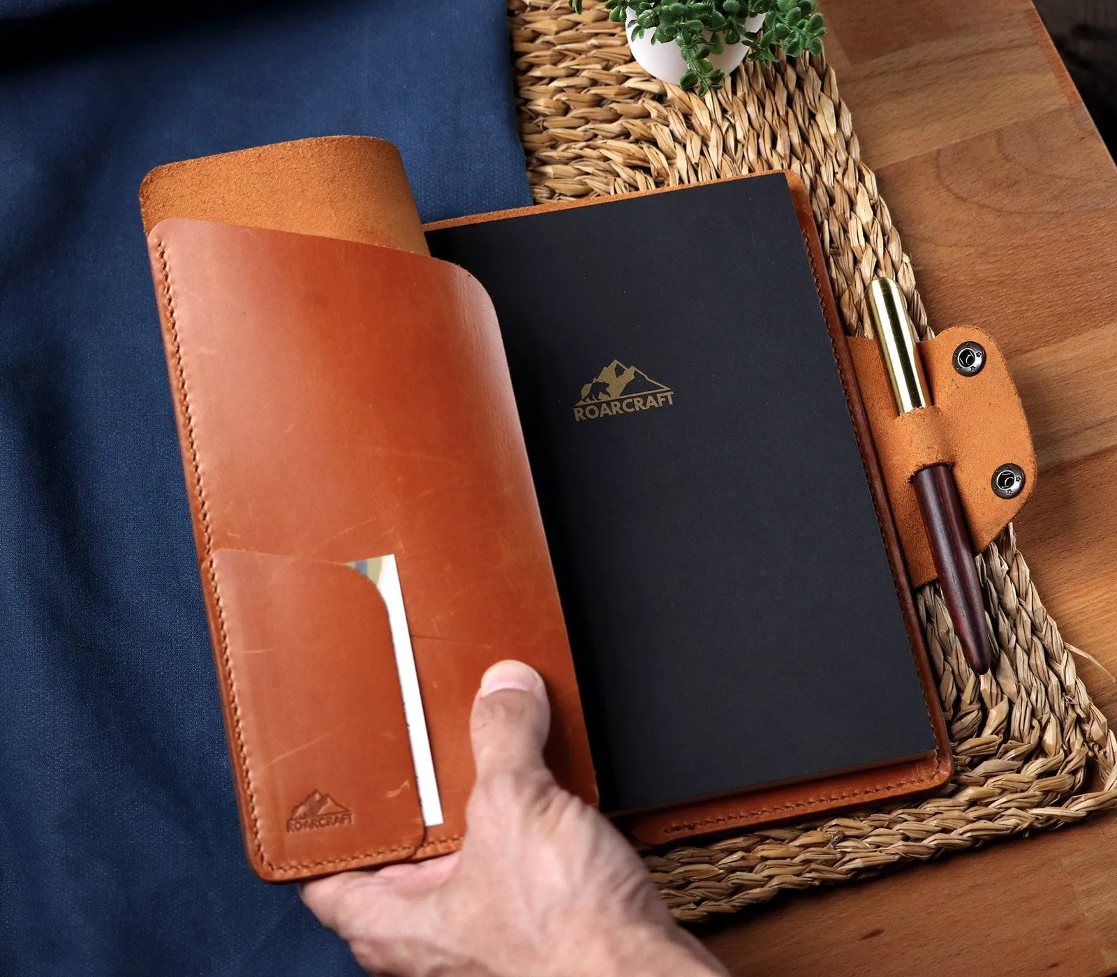Hemingway A5 Notebook Leather Organizer Case