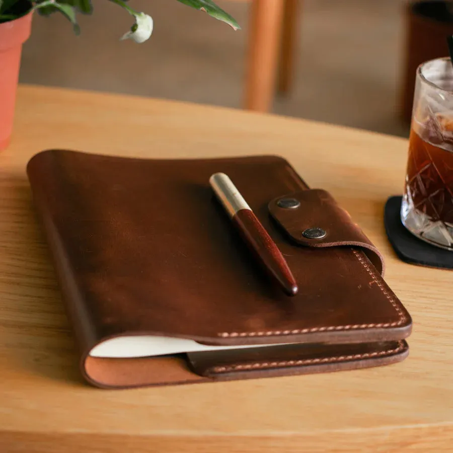 Hemingway A5 Notebook Leather Organizer Case