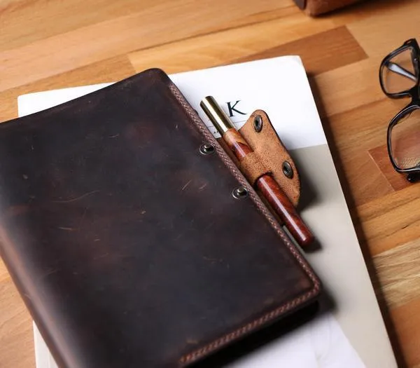 Hemingway A5 Notebook Leather Organizer Case