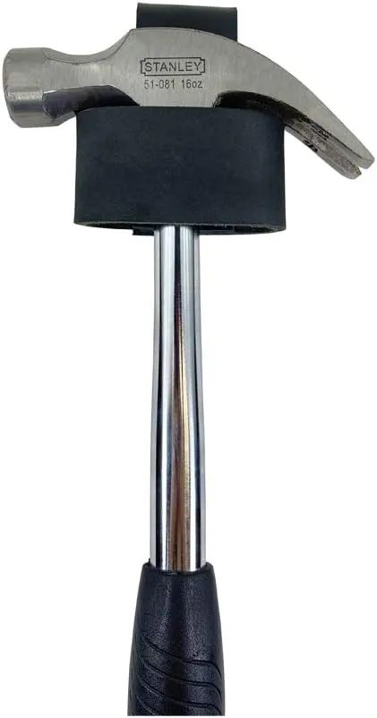 Hide & Drink, Hammer Holder with Belt Loop, Waist Axe Holster, Rustic Tool Organizer, Woodwork, Thick Full Grain Leather, Handmade