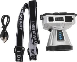 High Power Rechargeable LED Headlamp Super Portable Water Prevent for Camping Fishing