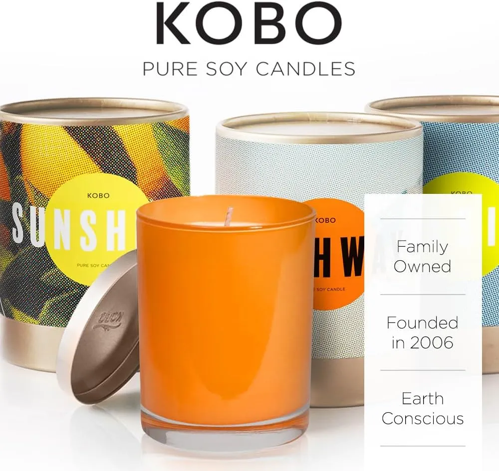 Highway Scented Candle for Home (11 oz) – 100% Pure Soy Candle – 80-Hour Long-Lasting, Clean Burn Time – All Natural, Vegan, Non-GMO