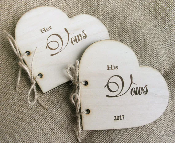 His And Her Vows Holders