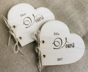 His And Her Vows Holders