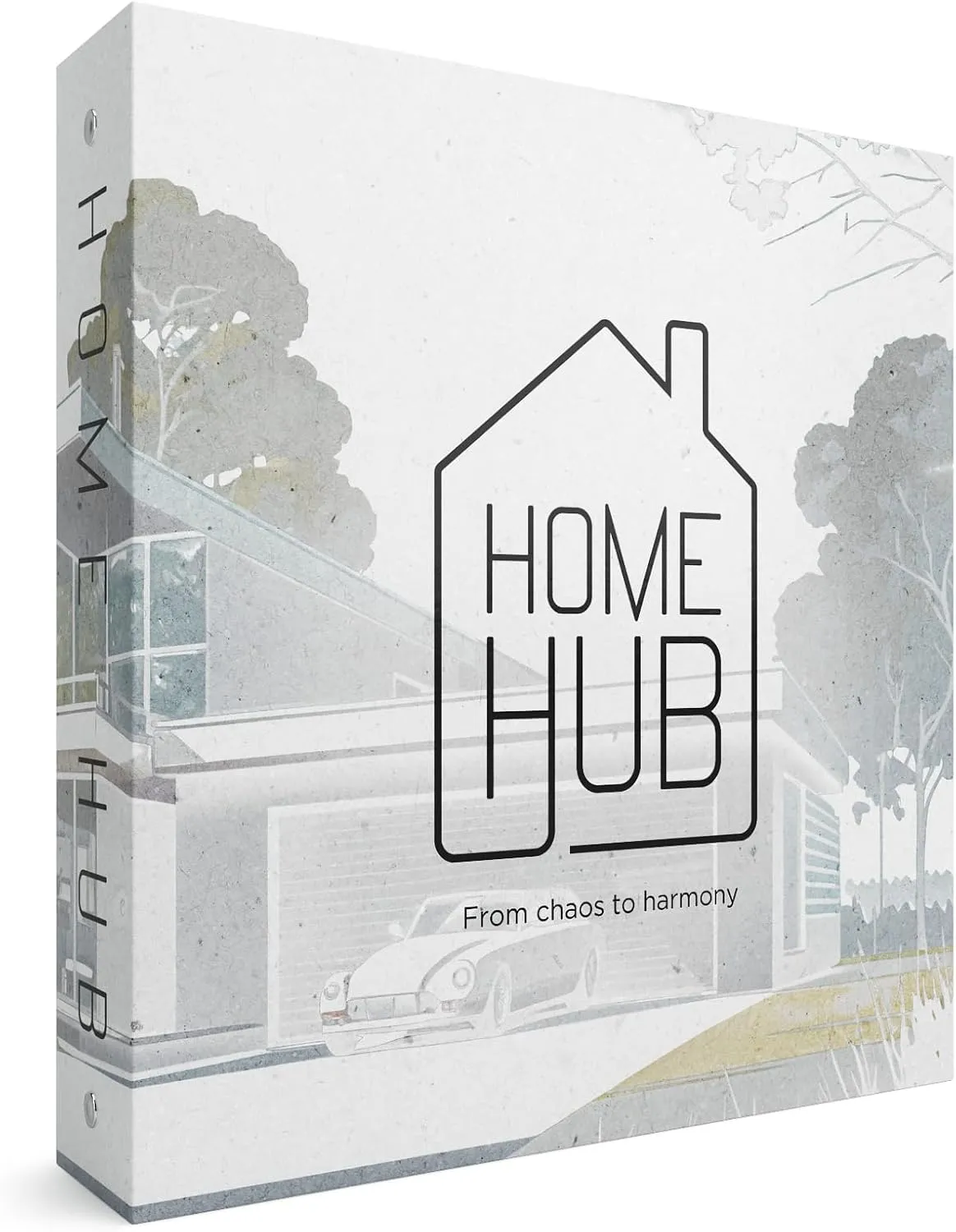 Home Organizer Binder 8.5x11, Household Planner, Organize Your Property & Possessions, Ideally Suited as a Important Document Binder or Household Record Keeping Book, Home Ownership Gifts