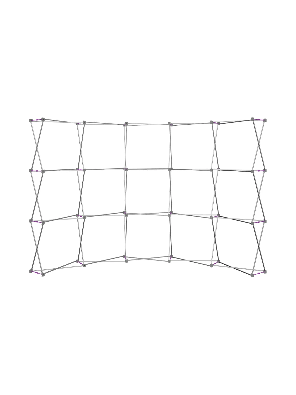 Hopup™ Curved Full Height Tension Fabric Display - 13 ft