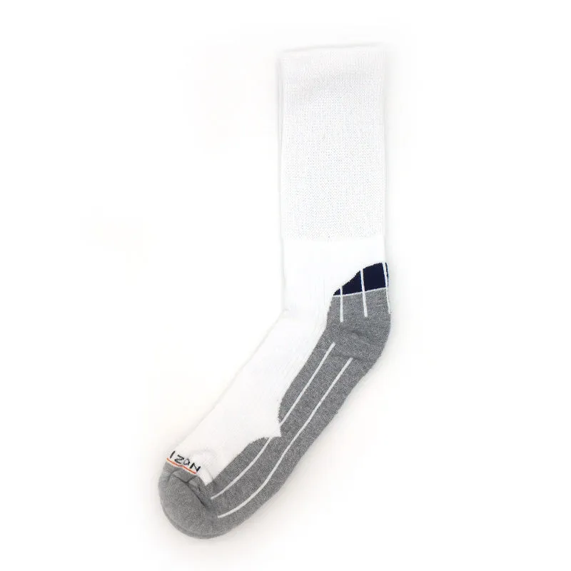 Horizon Coolmax Crew Socks - White/Navy