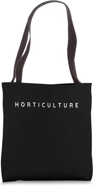 Horticulture Farmers / Horticulture Farming / Modern Font Tote Bag