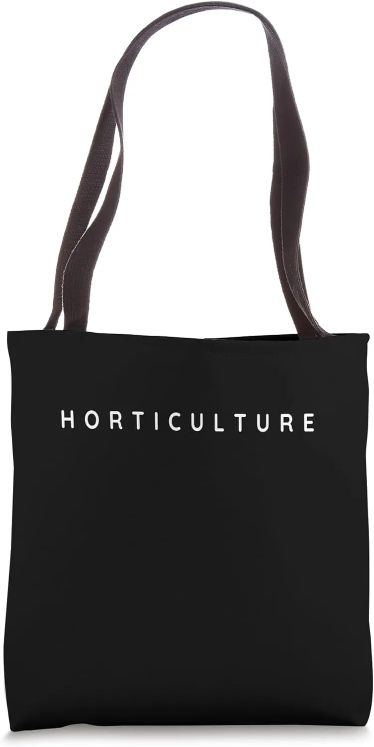 Horticulture Farmers / Horticulture Farming / Modern Font Tote Bag