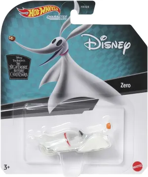 Hot Wheels Disney Zero Character Car, 1:64 Scale, The Nightmare Before Christmas
