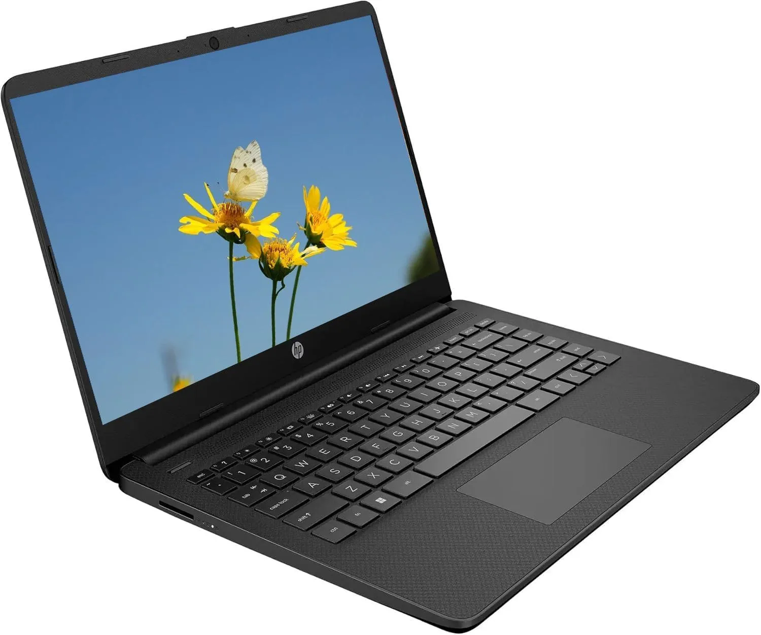 HP AI-Powered 14" HD Laptop with Microsoft Office and 1TB Cloud Storage Included for 1-Year| 16GB RAM|128GB SSD & 128GB Portable SSD| Intel 4-Core CPU| Webcam| Ultra Light|Windows 11| RK Bundle| Black