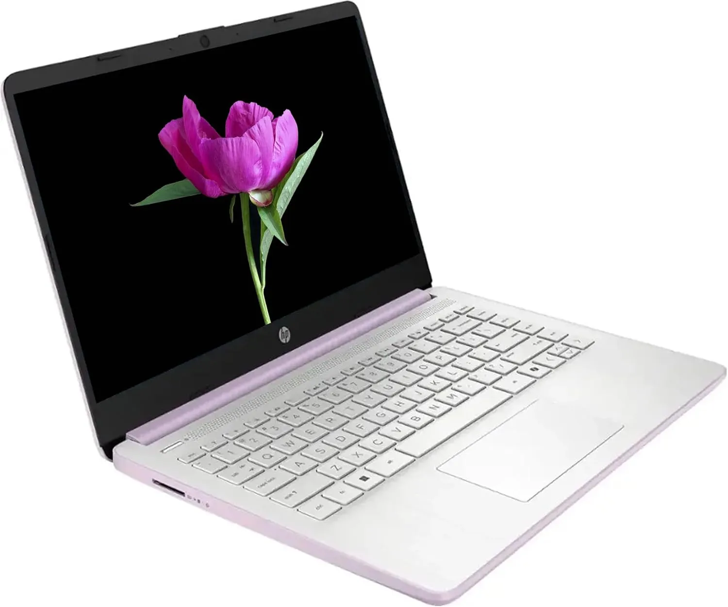 HP AI-Powered 14" HD Laptop with Microsoft Office and 1TB Cloud Storage Included for 1-Year| 8GB RAM|128GB SSD & 128GB Portable SSD| Intel 4-Core CPU| Webcam| Ultra Light|Windows 11 | RK Bundle|Purple