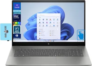 HP Envy 17t 17.3" Touchscreen FHD IPS Laptop (Intel Ultra 7-155H 16-Core 3.8GHz, 64GB RAM, 2TB PCIe SSD, Intel Arc, Backlit KYB, 2 Thunderbolt 4, WiFi 6E, BT 5.3, Win 11 Home) Bundle w/DKZ Hub