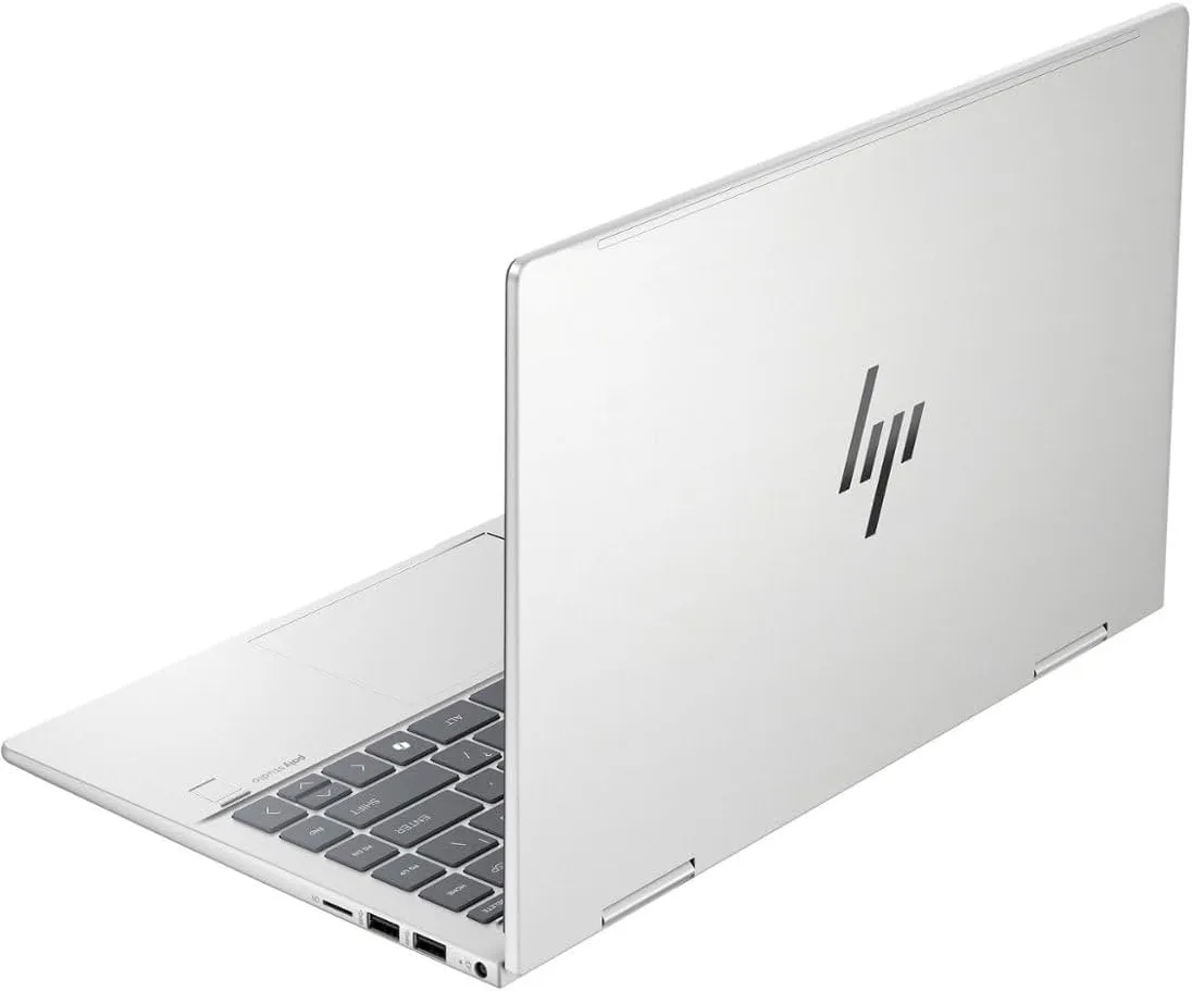 HP Envy x360 2-in-1 Laptop 14.0" Touchscreen IPS FHD Display (Intel Core 5 120U, 8GB RAM, 512GB SSD, Backlit KYB, Fingerprint, Thunderbolt 4, WiFi 6E, SD Reader, Win 11 Home) w/DKZ USB Port Expander