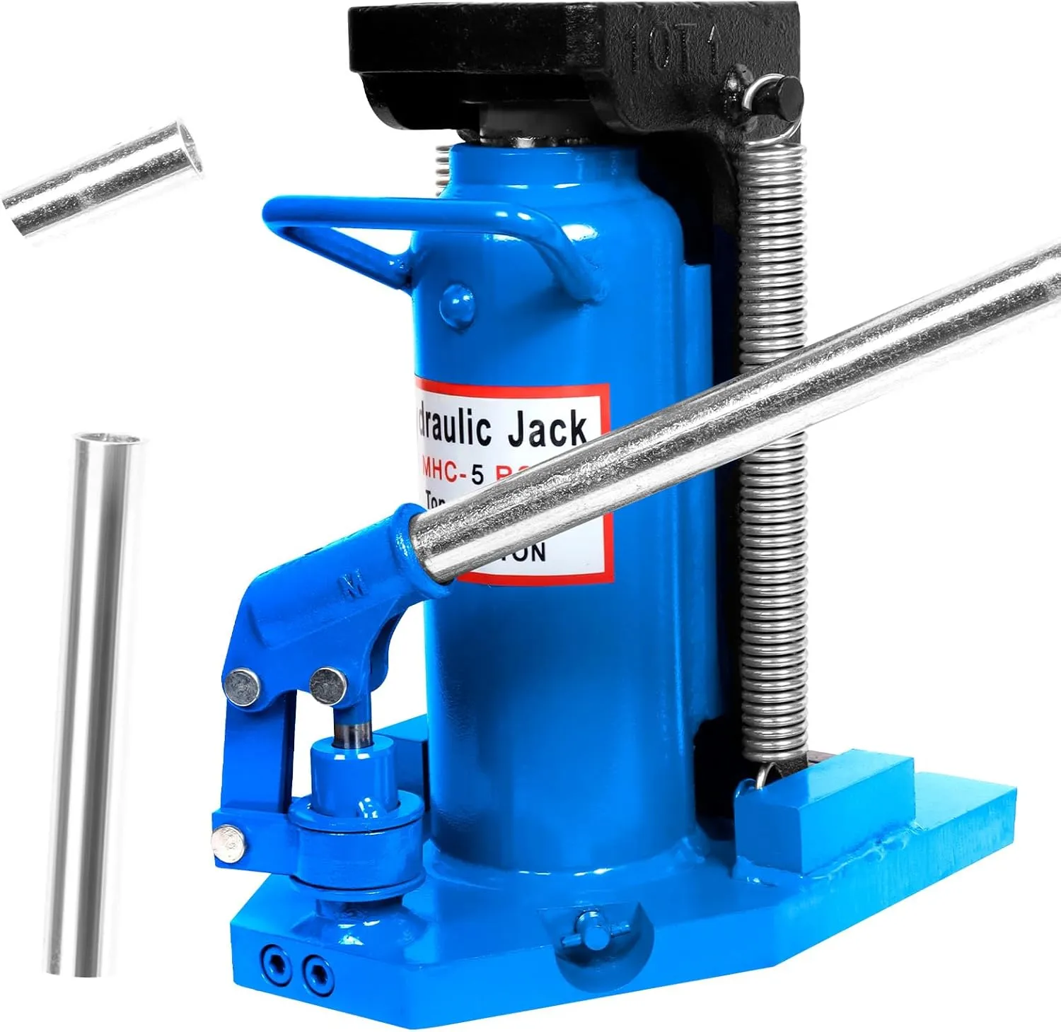 Hydraulic Claw Jack - 5Ton/10Ton Toe Jack - Heat-Treated Steel, 16.9" Max Height Heavy Duty Jack Lift for Car Repair, Machinery & Industrial Use (10 Ton)