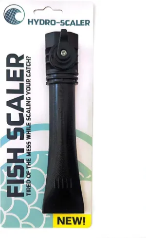 HydroScaler Fish Scaler - Water-Powered Fish Scale Remover - Durable Fish Descaler Tool - No Mess - Easy to Use Fish Cleaning Tools - Modern Fish Scale Scraper for Home, Commercial Use