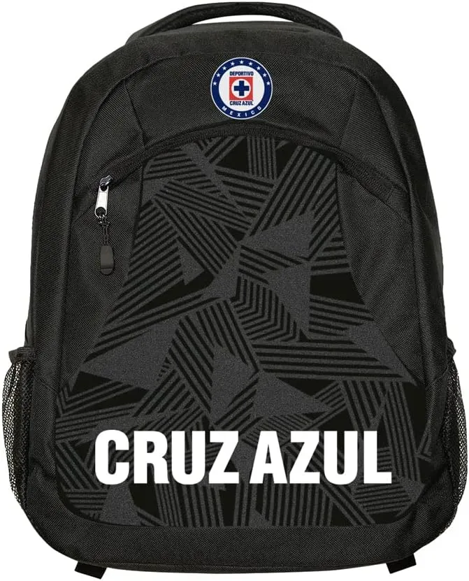 Icon Sports Fan Shop World Soccer Club Team Logo Officially Licensed Premium Backpack (CRUZ AZUL, ONE SIZE)