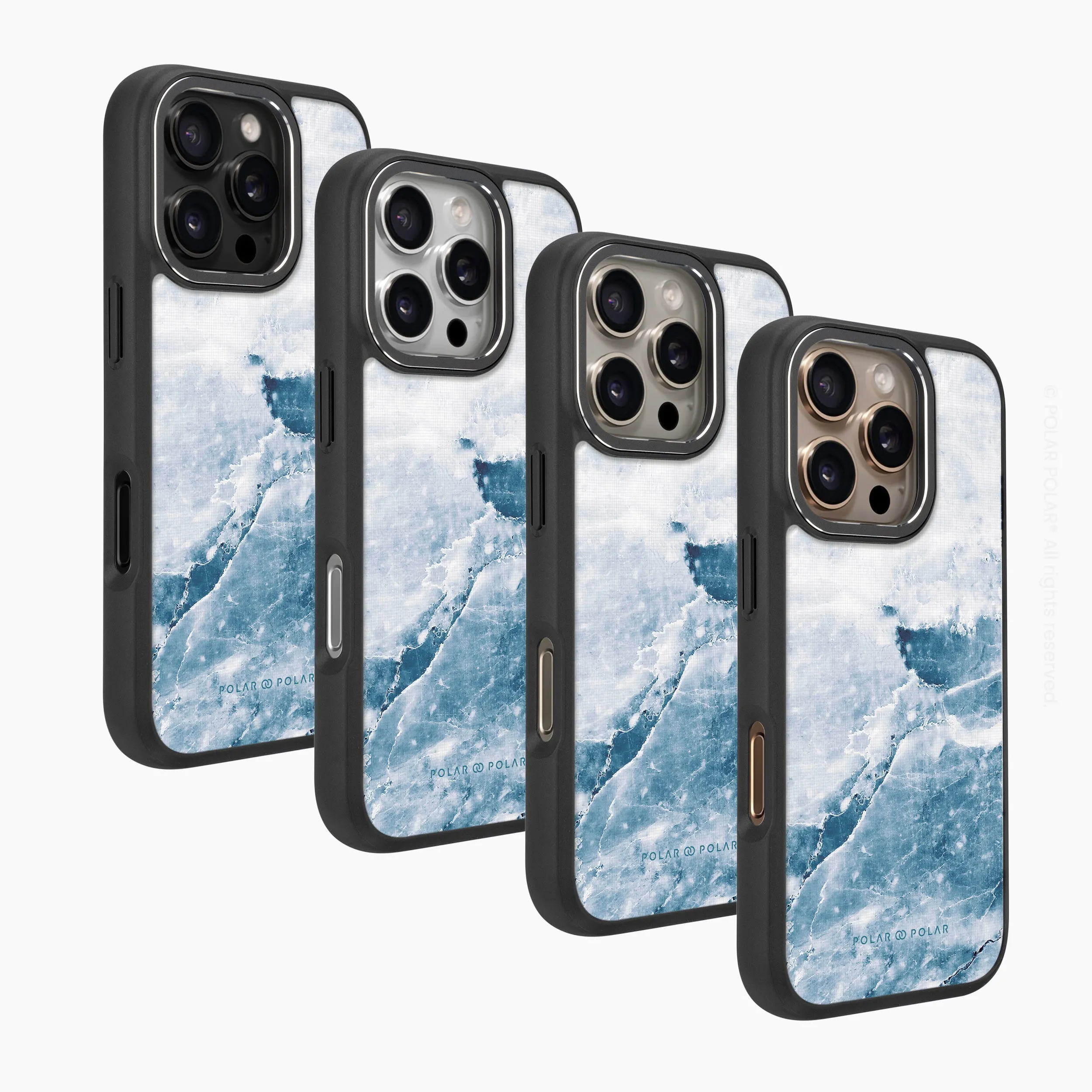 Icy - iPhone 16 Pro Max Frosted Black Bumper MagSafe Case
